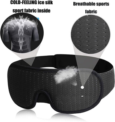 Masque 3D pour le sommeil - Bloqueur de lumières
