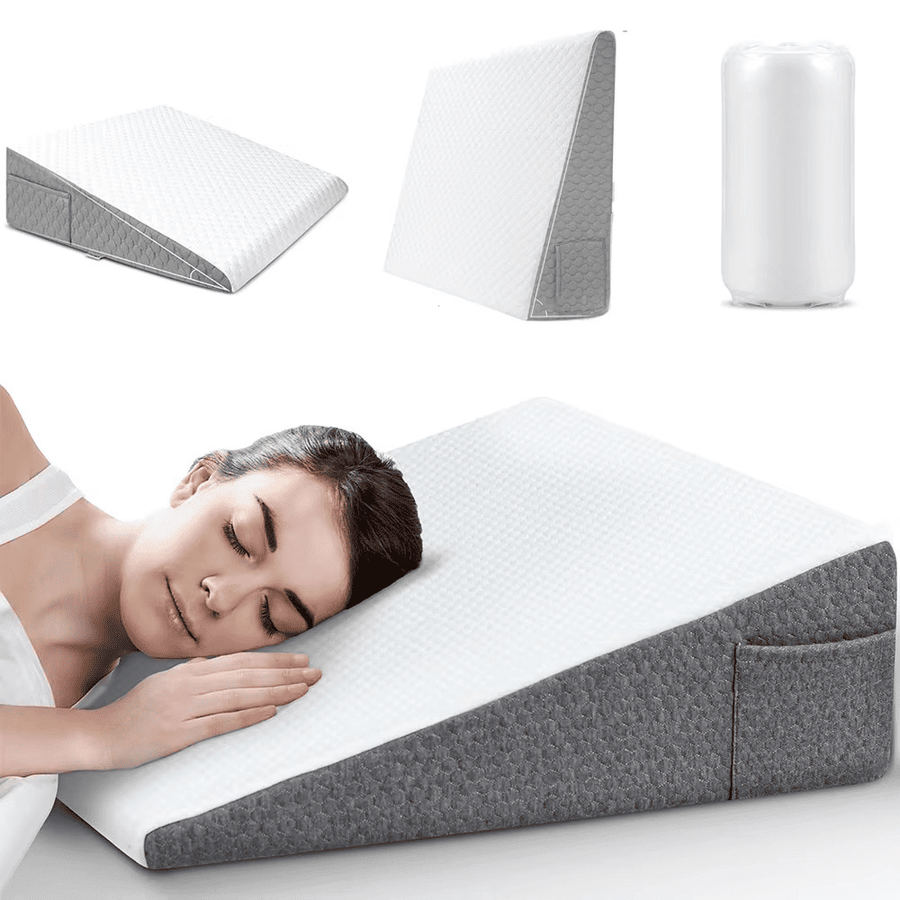 Oreiller Triangulaire en Mousse à Mémoire de Forme pour Dormir