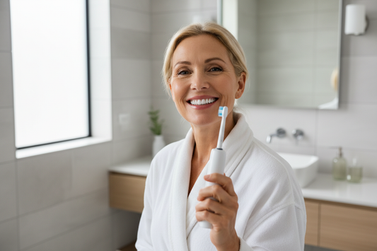J’utilisais une brosse manuelle depuis 40 ans — ma dentiste m’a montré les photos et j’ai tout changé