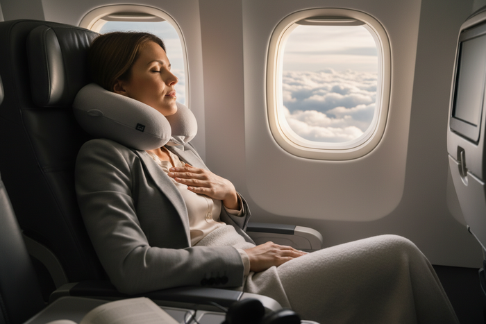 J’arrivais à destination avec la nuque bloquée — ce coussin de voyage a tout changé