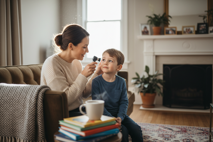 Mon fils avait mal à l’oreille à 22h — j’ai vu l’infection moi-même et évité les urgences