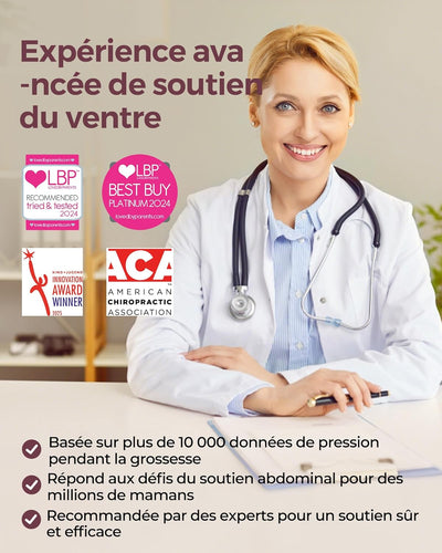 Ceinture de Grossesse – Soutien Ventre & Soulagement Lombaires