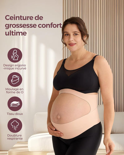 Ceinture de Grossesse – Soutien Ventre & Soulagement Lombaires