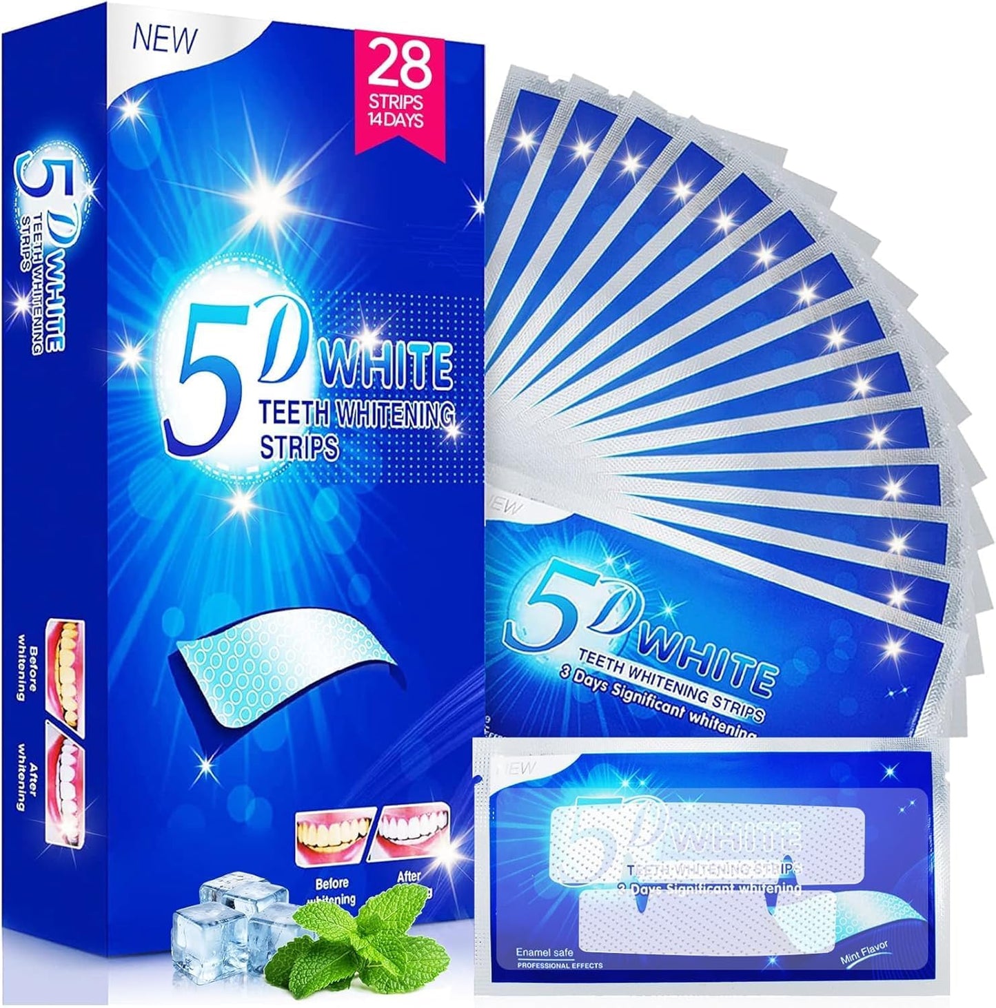 Bandes de Blanchiment Dentaire 5D