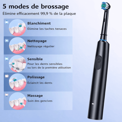 Brosse à Dents Électrique – Blancheur & Hygiène Optimale