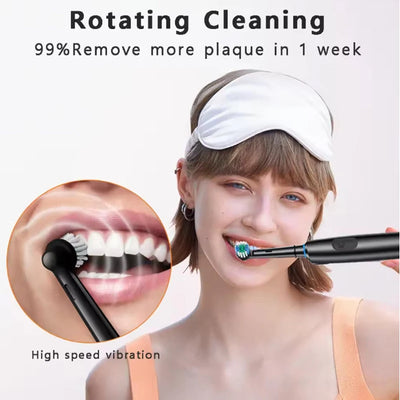 Brosse à Dents Électrique Rechargeable – 5 Modes - 8 Têtes incluses