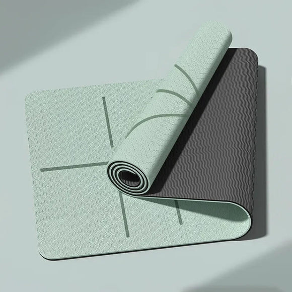 Tapis de Yoga 6mm Épais Antidérapant – Confort Optimal