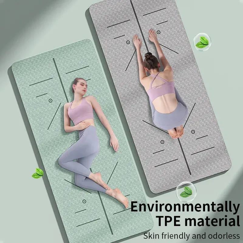 Tapis de Yoga 6mm Épais Antidérapant – Confort Optimal