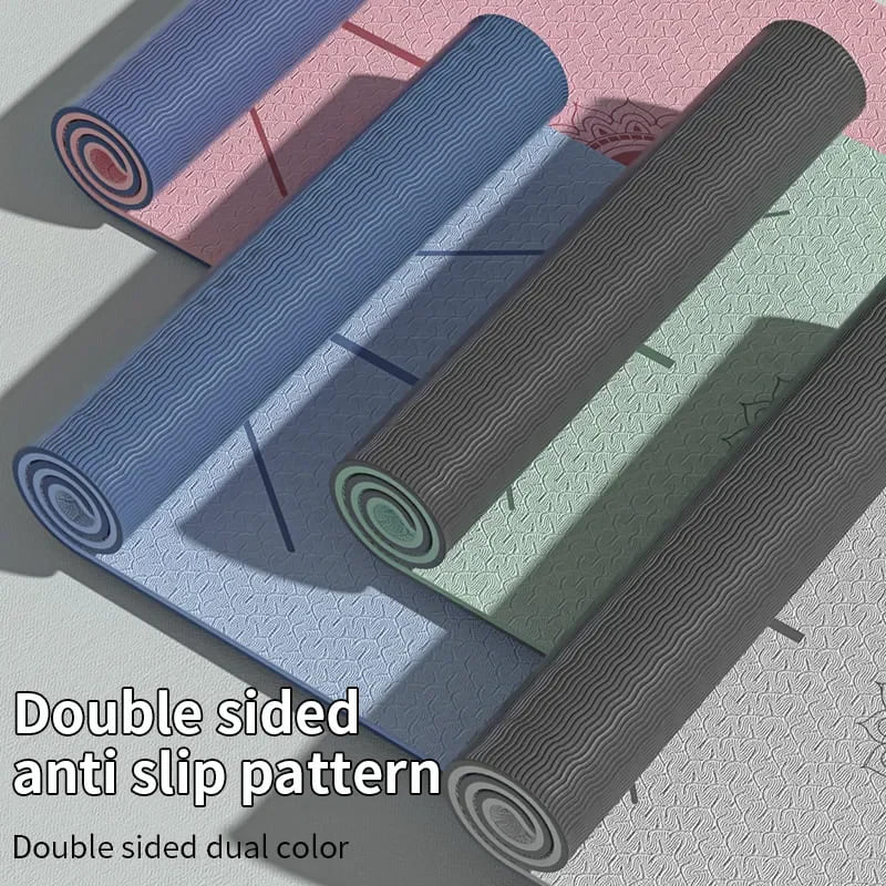 Tapis de Yoga 6mm Épais Antidérapant – Confort Optimal