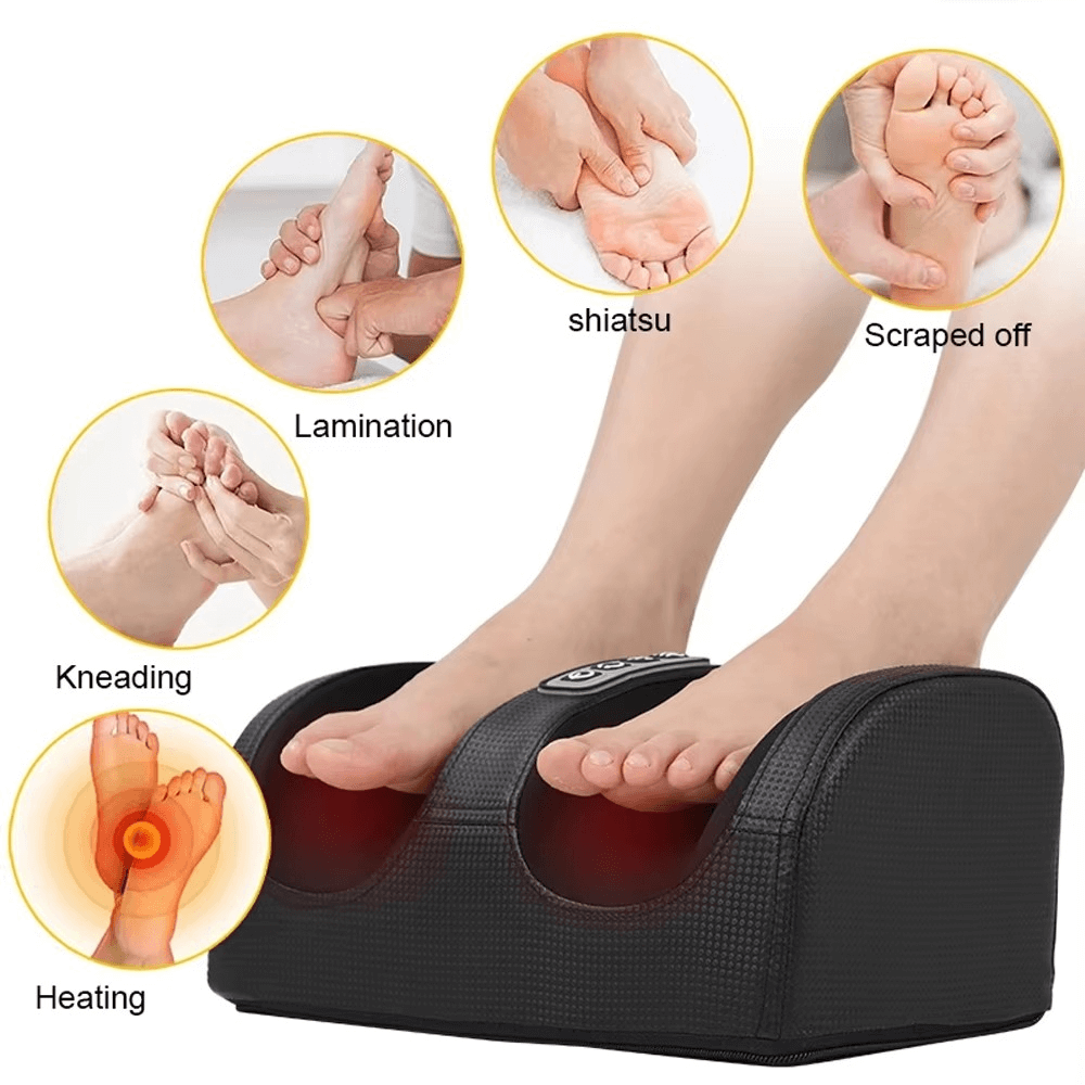 Masseur de Pieds Électrique 3D Shiatsu Chauffant