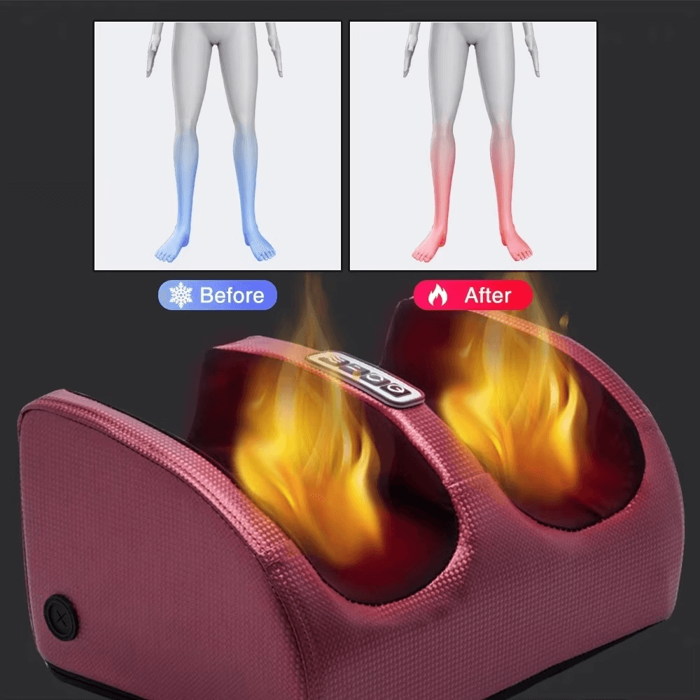 Masseur de Pieds Électrique 3D Shiatsu Chauffant