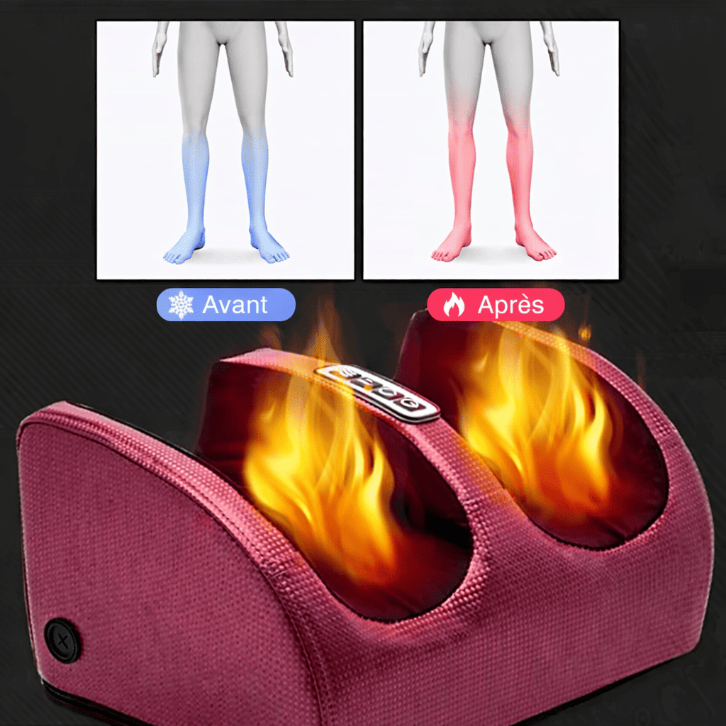 Masseur de Pieds Électrique 3D Shiatsu Chauffant