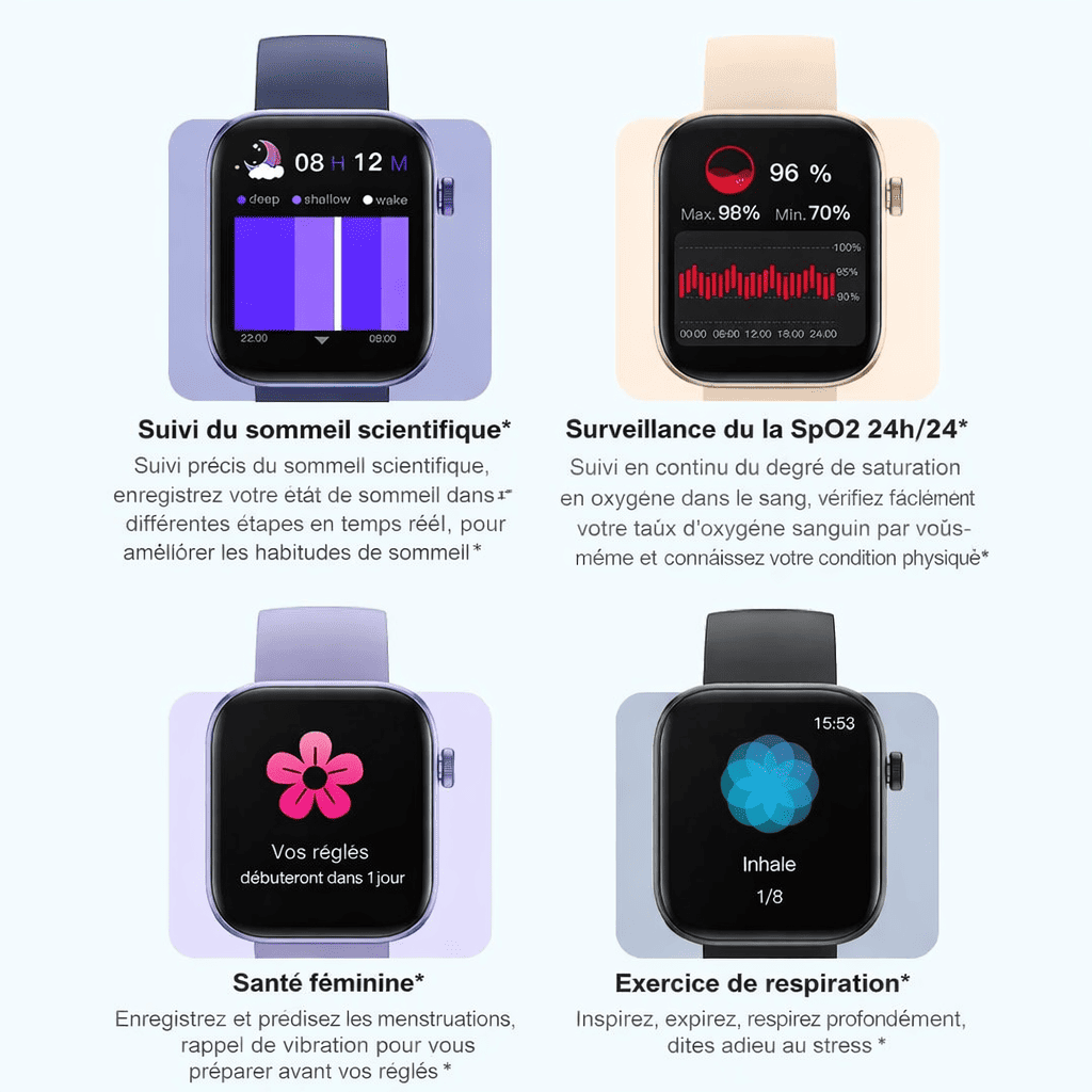Montre Connectée – Suivi Santé & Activité Physique