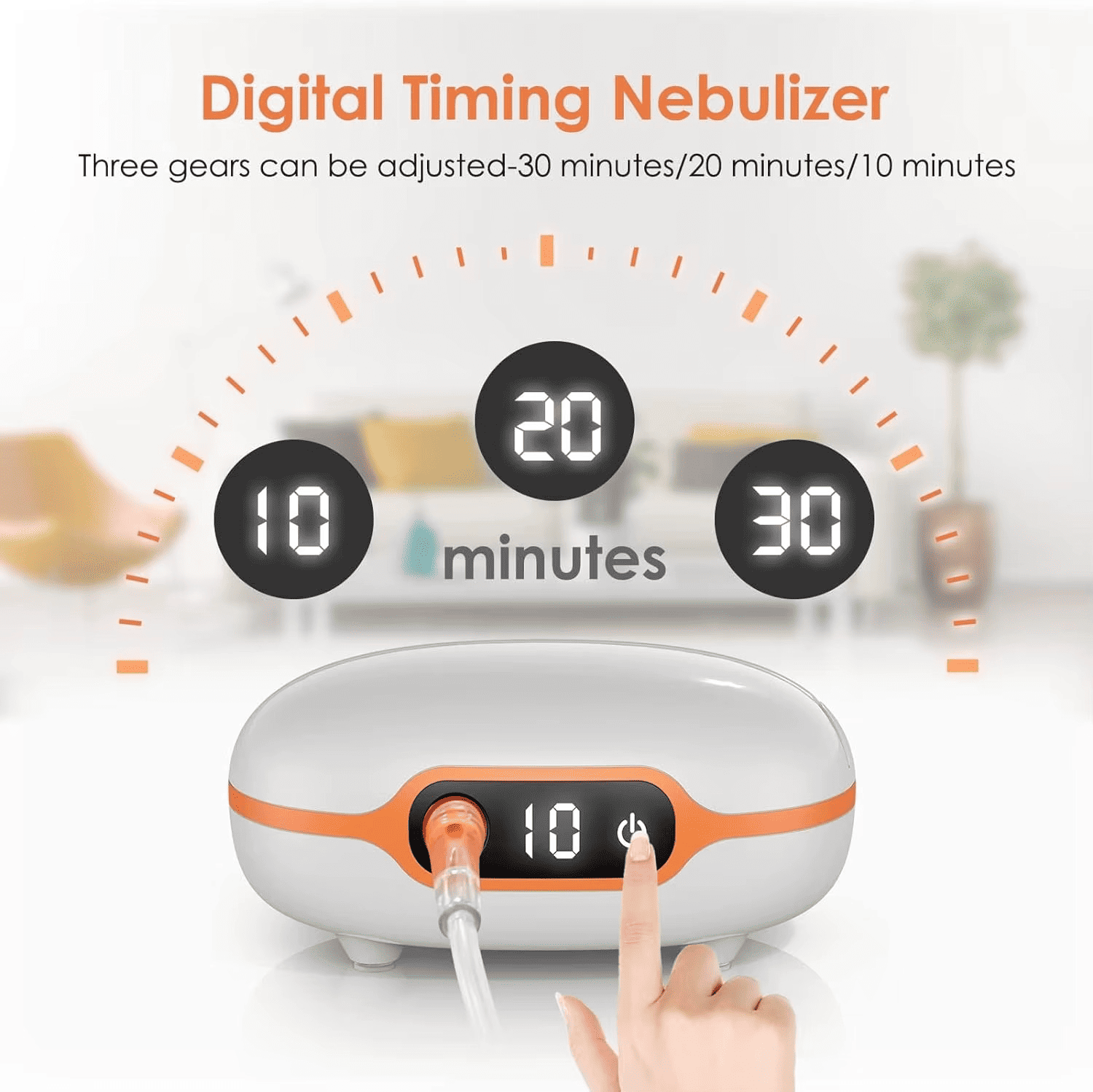 Nébuliseur Digital Silencieux – Inhalateur à Brume Fine