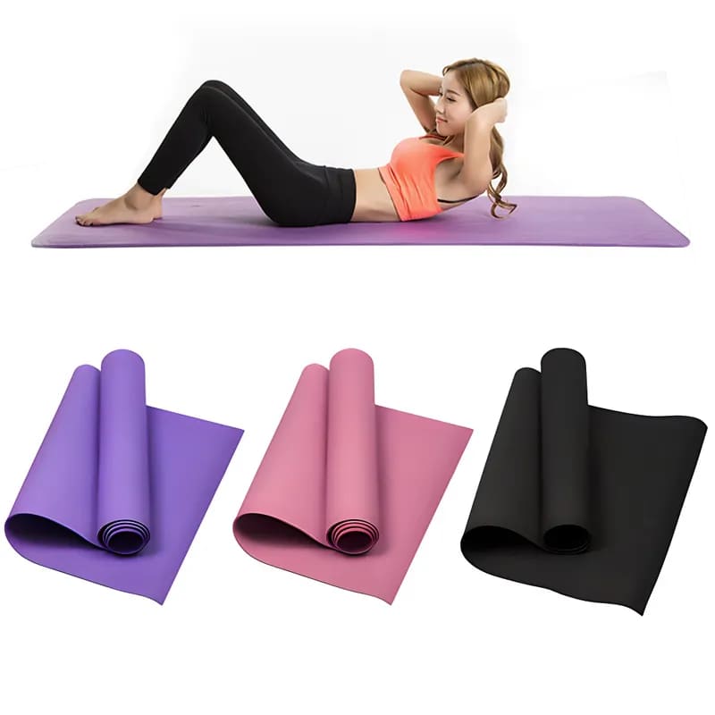 Tapis de Yoga 4mm Antidérapant – Confort & Stabilité