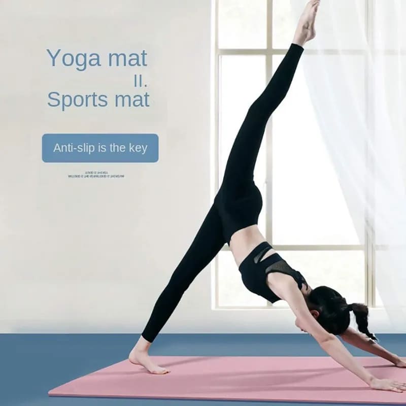 Tapis de Yoga 4mm Antidérapant – Confort & Stabilité