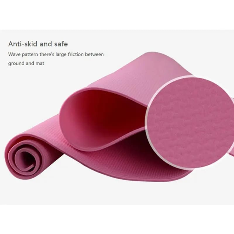 Tapis de Yoga 4mm Antidérapant – Confort & Stabilité