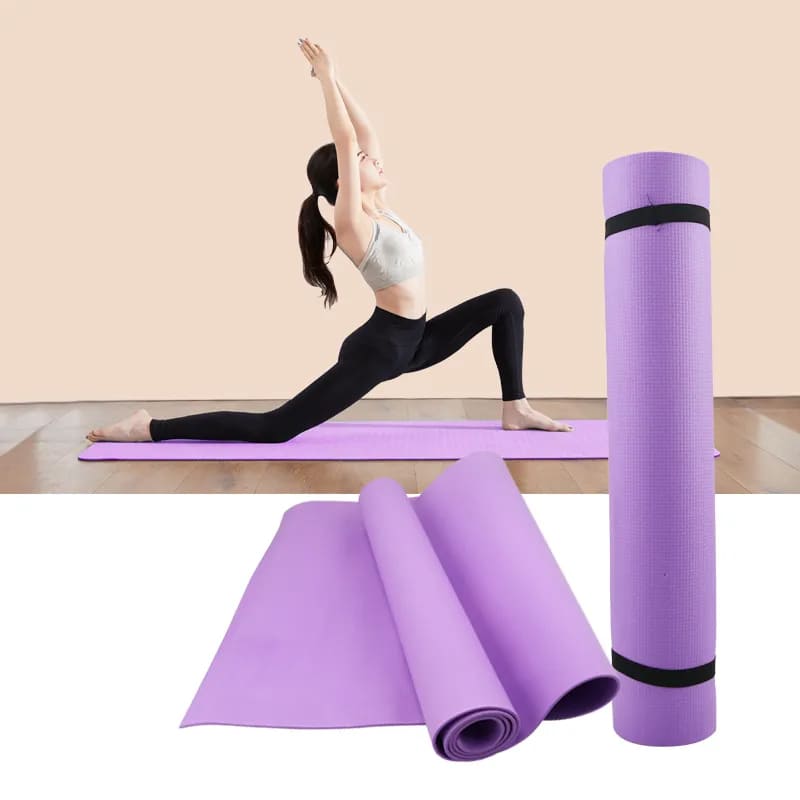 Tapis de Yoga 4mm Antidérapant – Confort & Stabilité