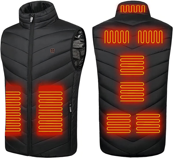 Batterie Chauffante 12 000 MAh Rechargeable – Compatible Gilets Chauffants 7.4V Et 5V, Autonomie Jusqu’à 8h